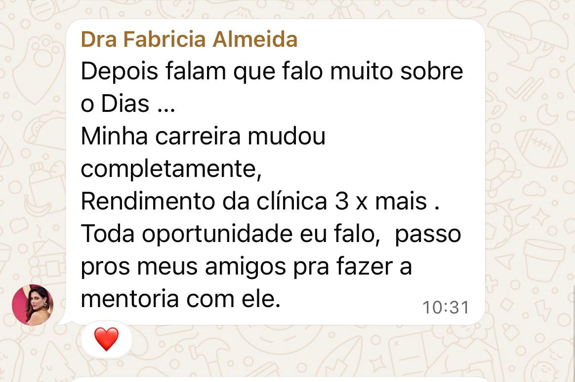 Depoimento Dra Fabricia Almeida: rendimento da clínica 3x maior